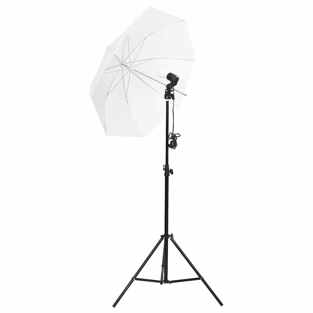 Vidaxl Studio Lighting Set mit Stativen und Regenschirmen