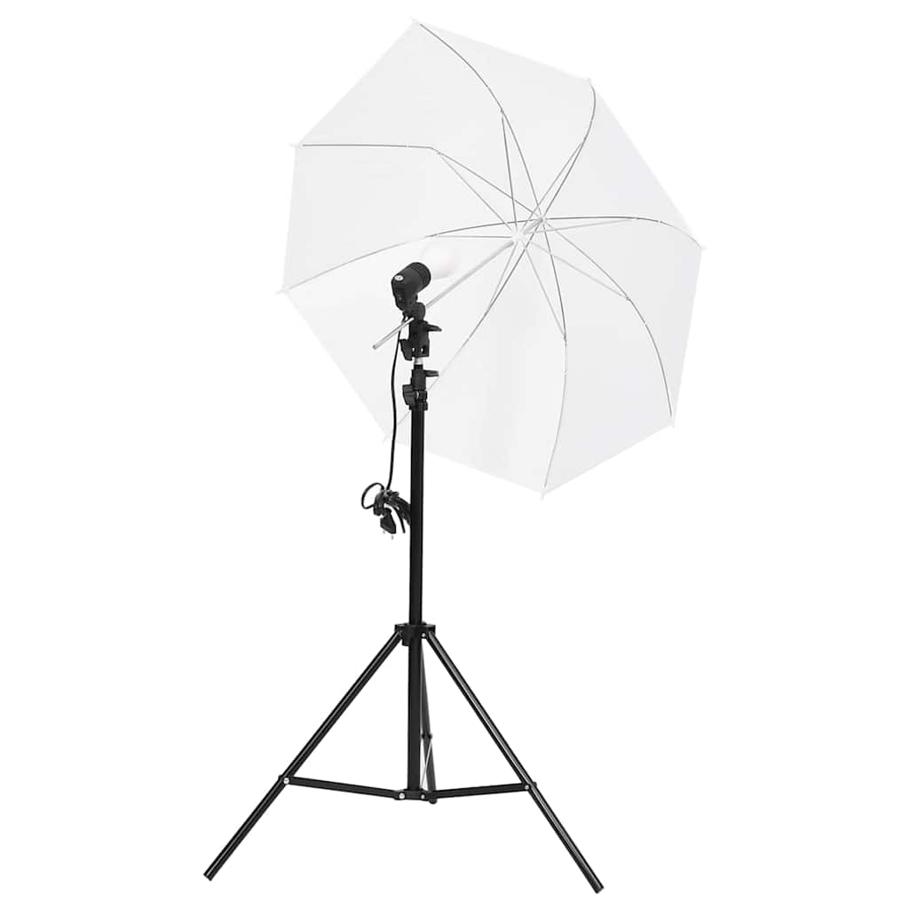 Vidaxl Studio Lighting Set mit Stativen und Regenschirmen