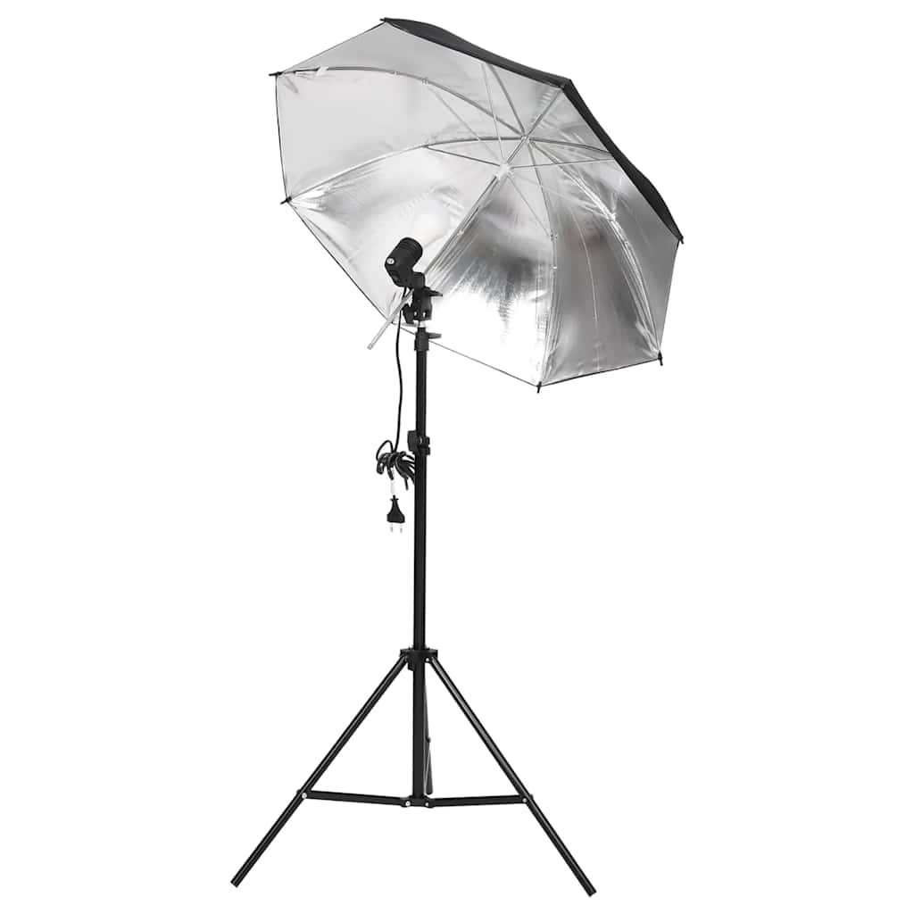 Vidaxl Studio Lighting Set mit Stativen und Regenschirmen
