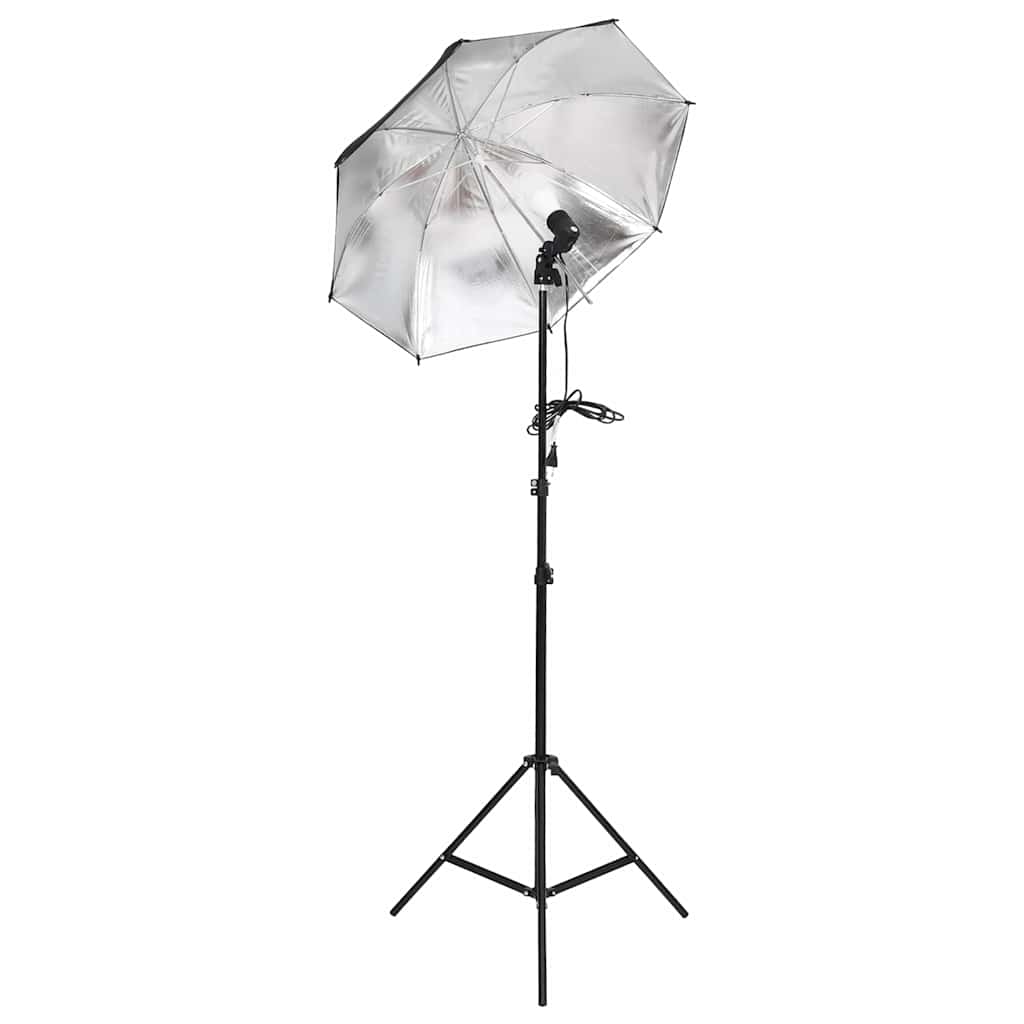 Vidaxl Studio Lighting Set mit Stativen und Regenschirmen