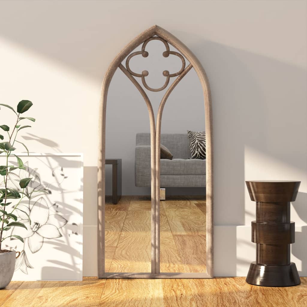 Vidaxl mirror 70x30 cm iron sand-colored