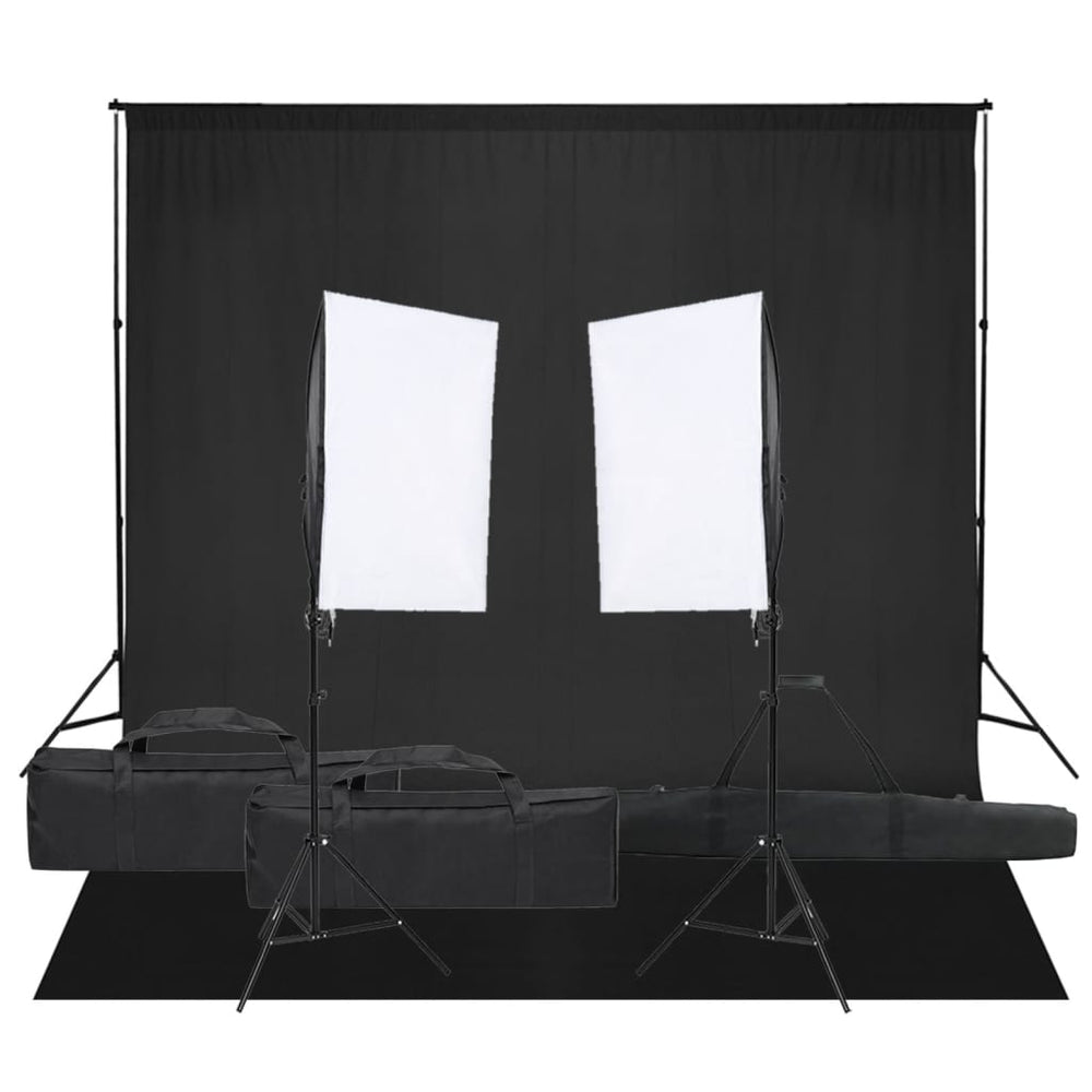 Vidaxl Photo Studio Set Se sadou osvětlení a pozadí