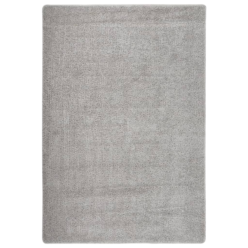 Vidaxl shaggy rug, non-slip, 120x170 cm, light gray