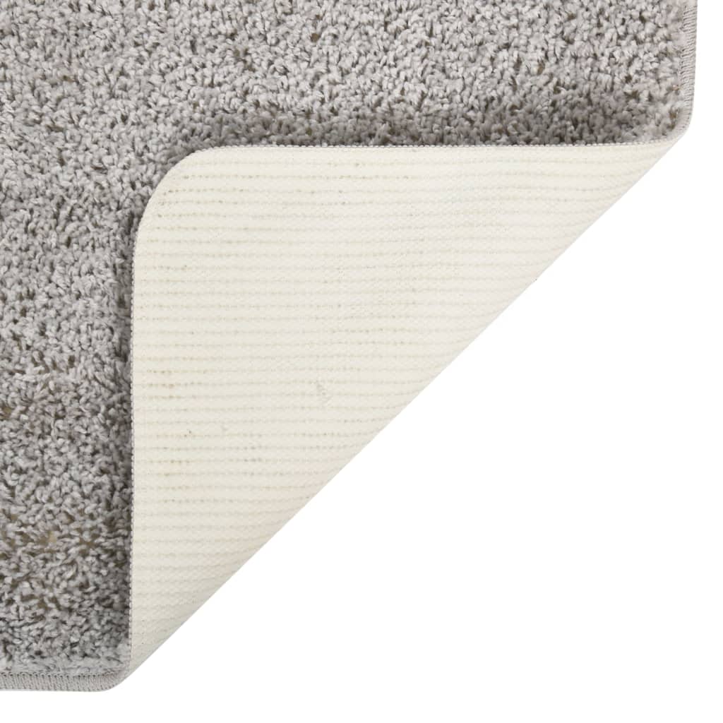 Vidaxl shaggy rug, non-slip, 140x200 cm, light gray