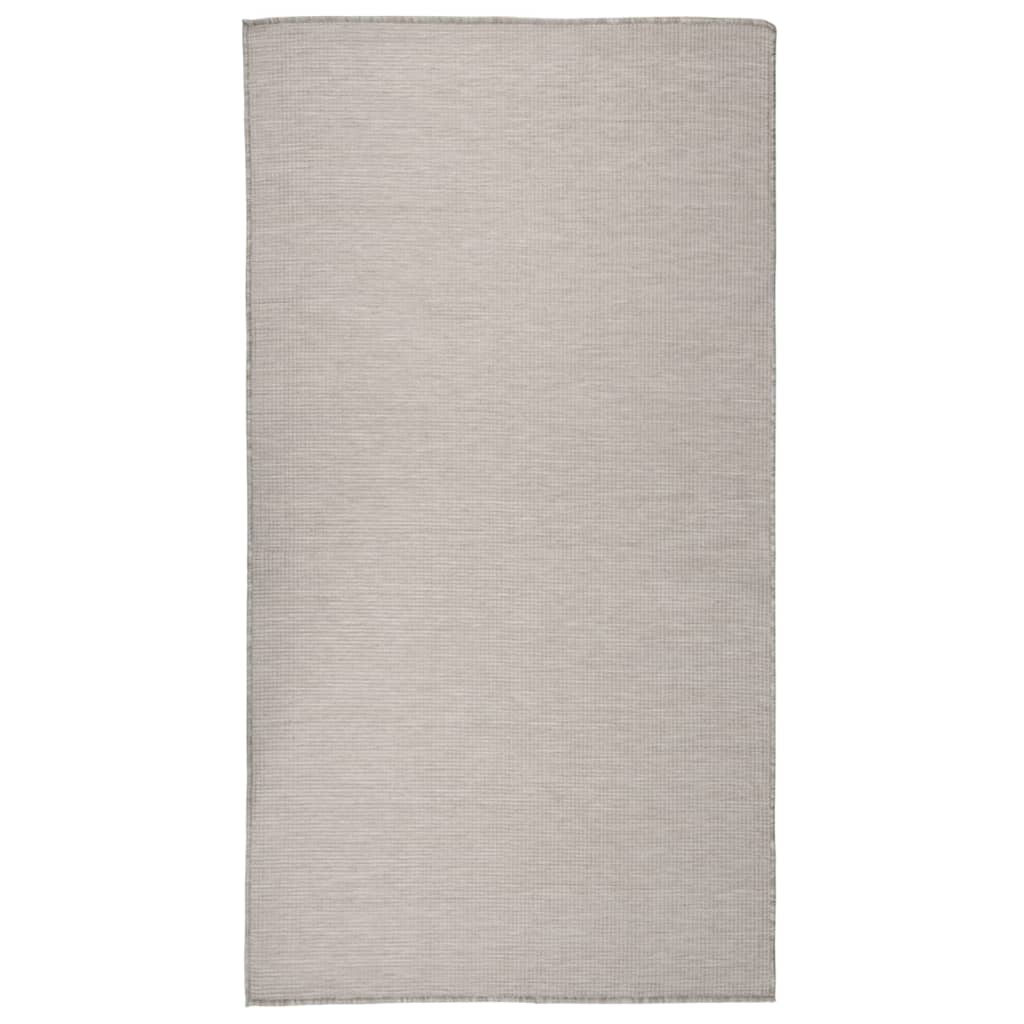 Vidaxl flat-woven outdoor rug 80x150 cm taupe