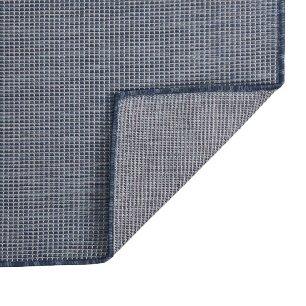 Vidaxl außerhalb des Teppichs flach -200x280 cm blau