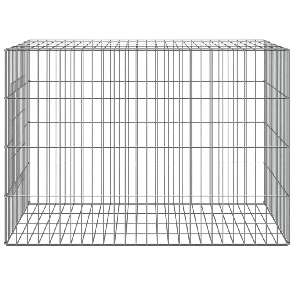 Vidaxl Rabbit Cage 78x54x54 cm Galvanized Iron