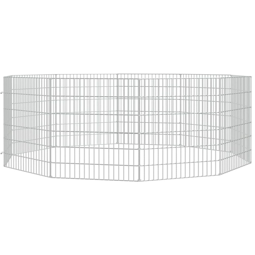 Vidaxl Animal Shelter 10 pannelli 54x60 cm Galvanizzato
