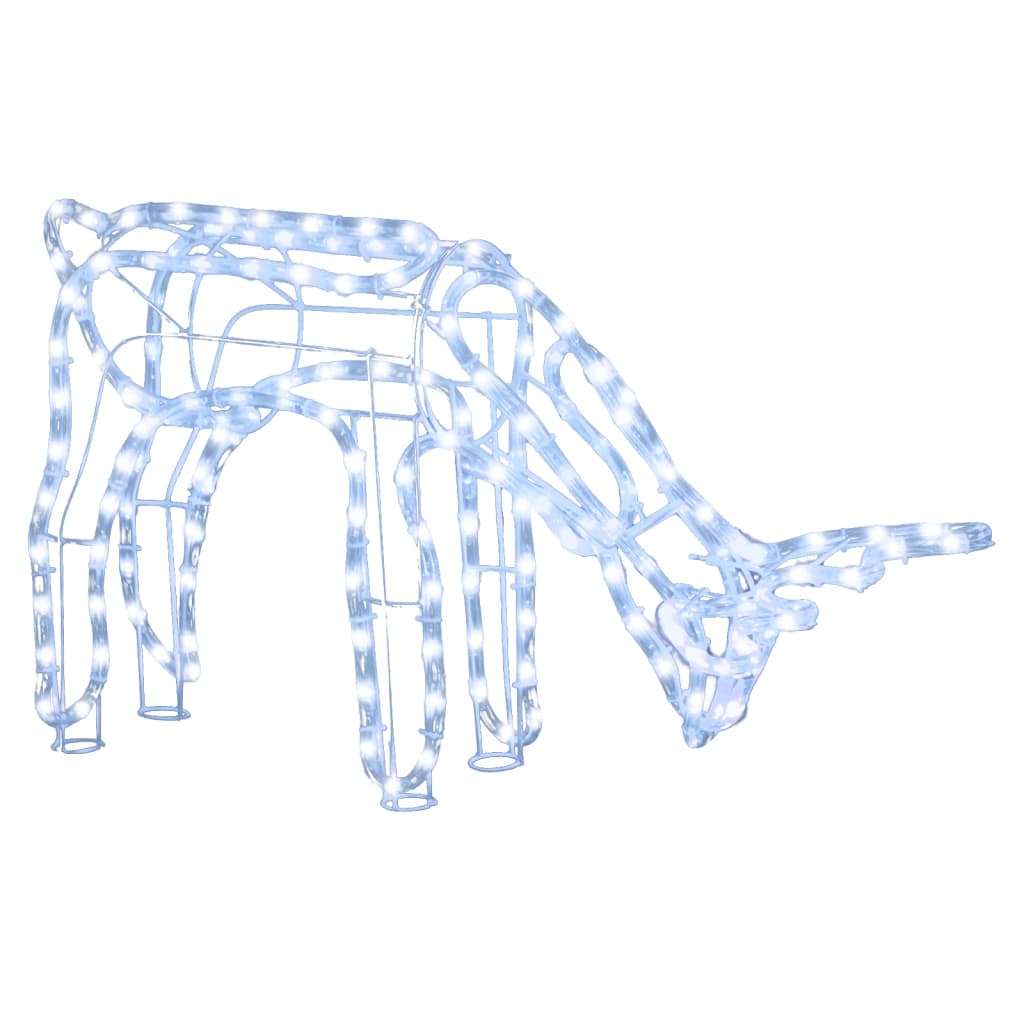 Vidaxl Christmas lights reindeer cold white 73x31x45 cm