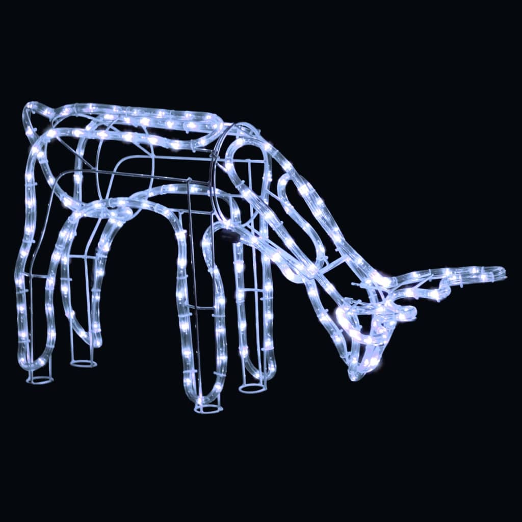 Vidaxl Christmas lights reindeer cold white 73x31x45 cm