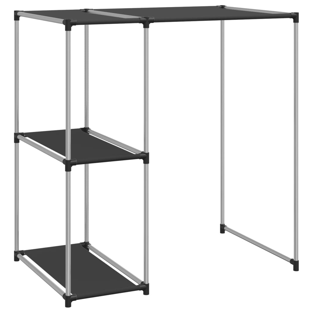 Rack de almacenamiento Vidaxl para la lavadora anterior 87x55x90.5 cm de hierro negro