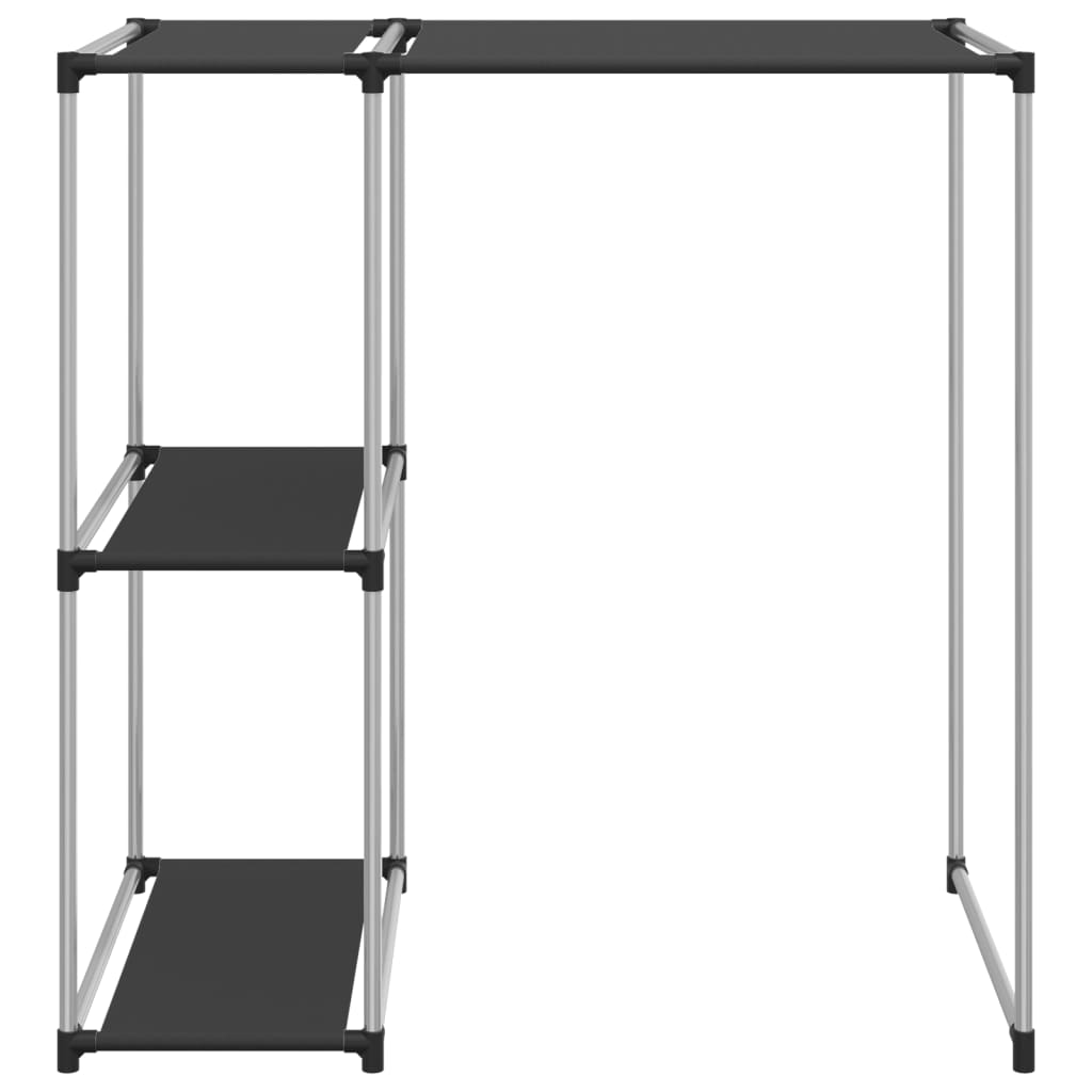 Rack de almacenamiento Vidaxl para la lavadora anterior 87x55x90.5 cm de hierro negro