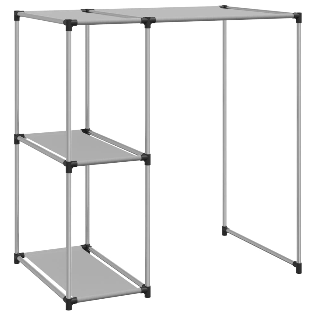 Vidaxl Storage Rack para lavadora anterior 87x55x90.5 cm de hierro gris