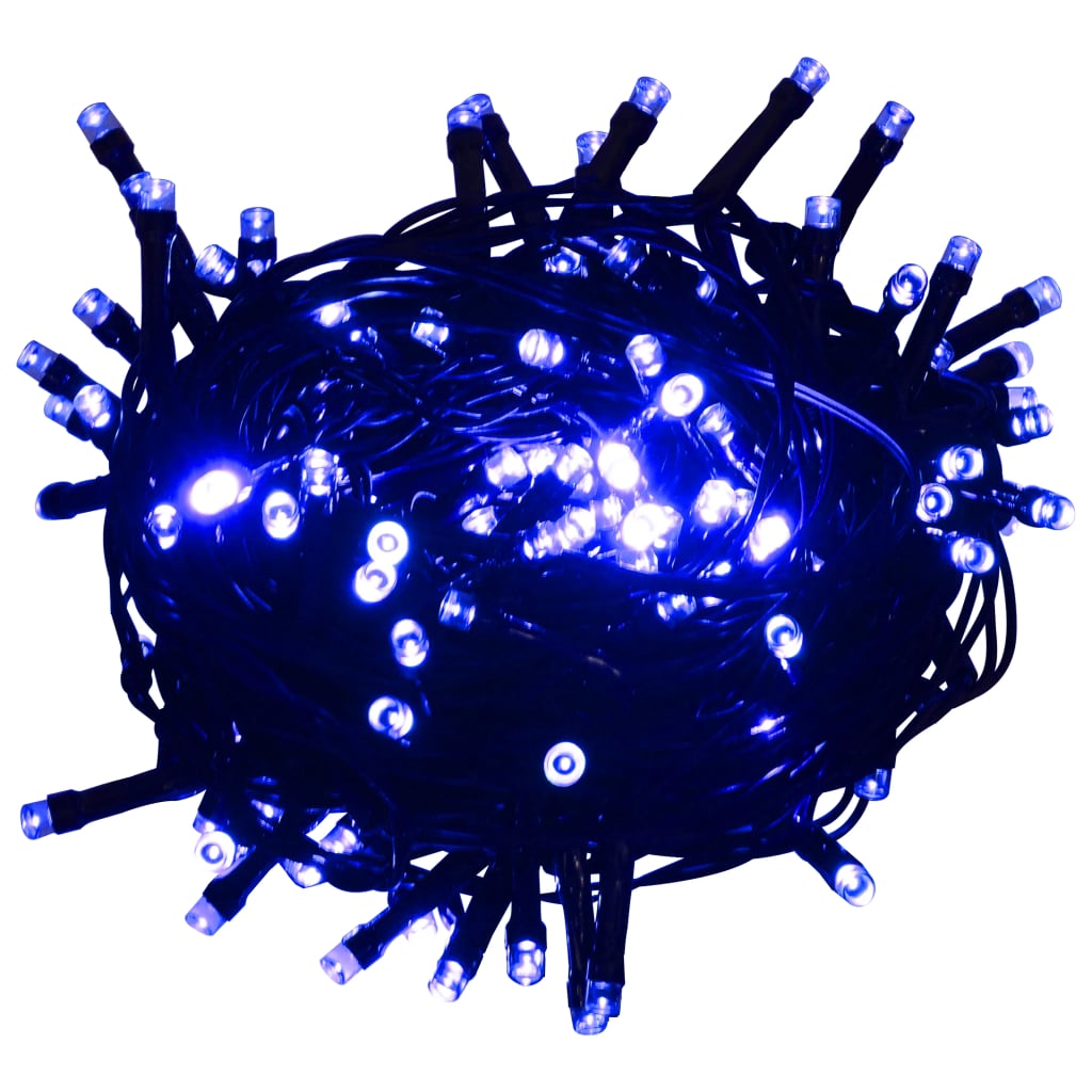 Guirnalda de luz Vidaxl con 600 leds azules 60 m PVC