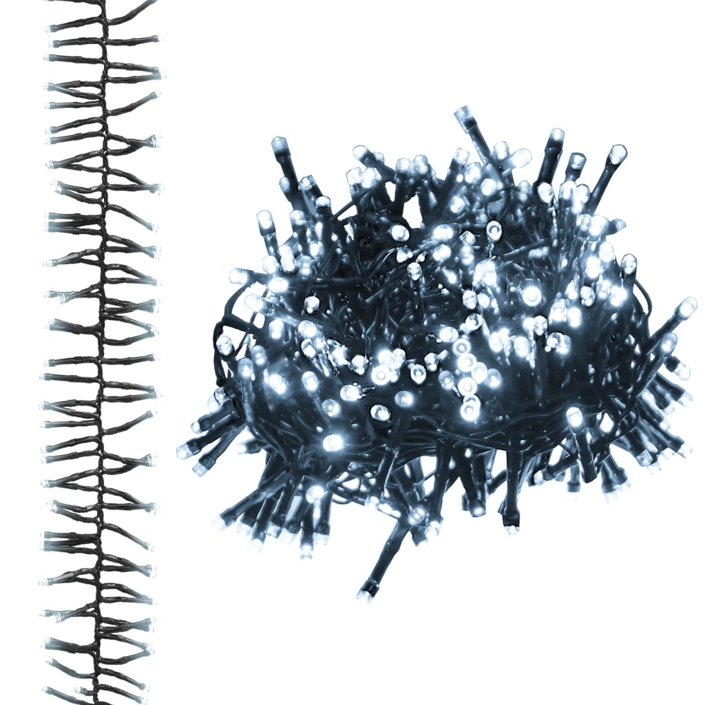 Vidaxx light string cluster with 3000 LEDs cold white 60 m PVC