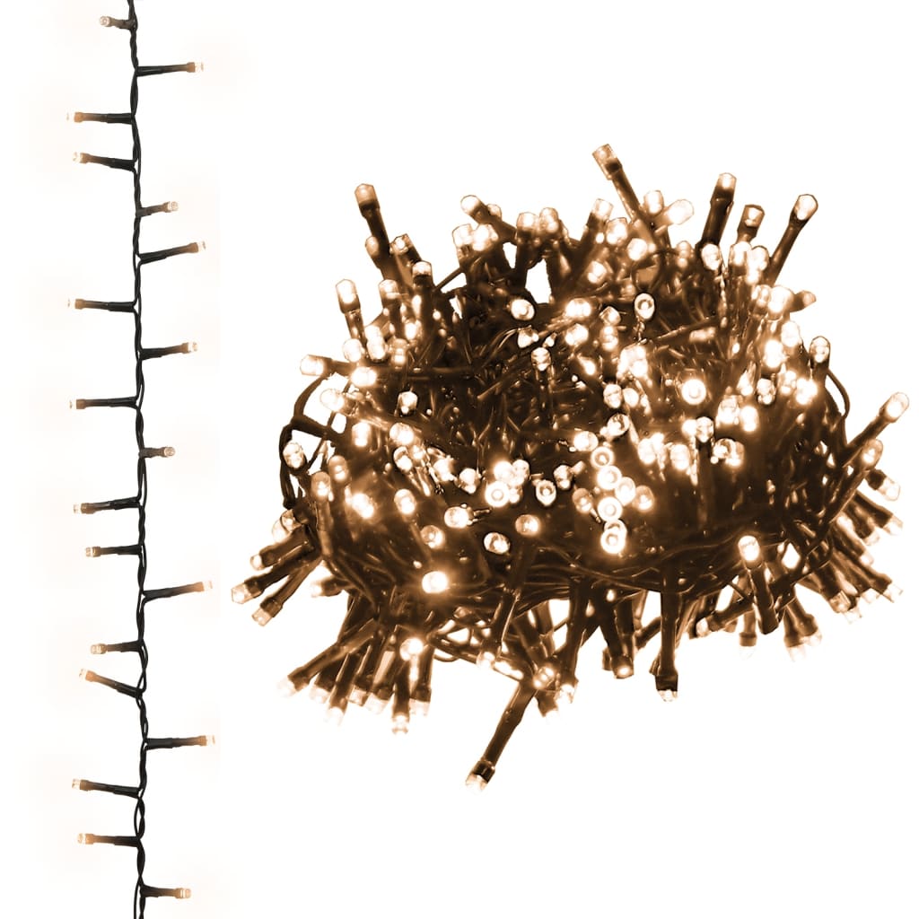 Vidaxl Light Garland Compact con 400 LED White White 13 M PVC