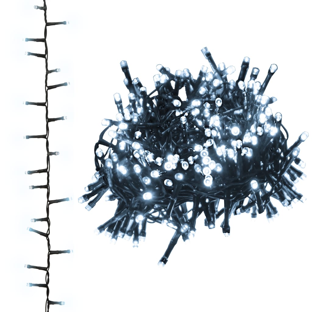 Vidaxl Garland Light Compact avec 1000 LEDS blanc froid 25 M PVC