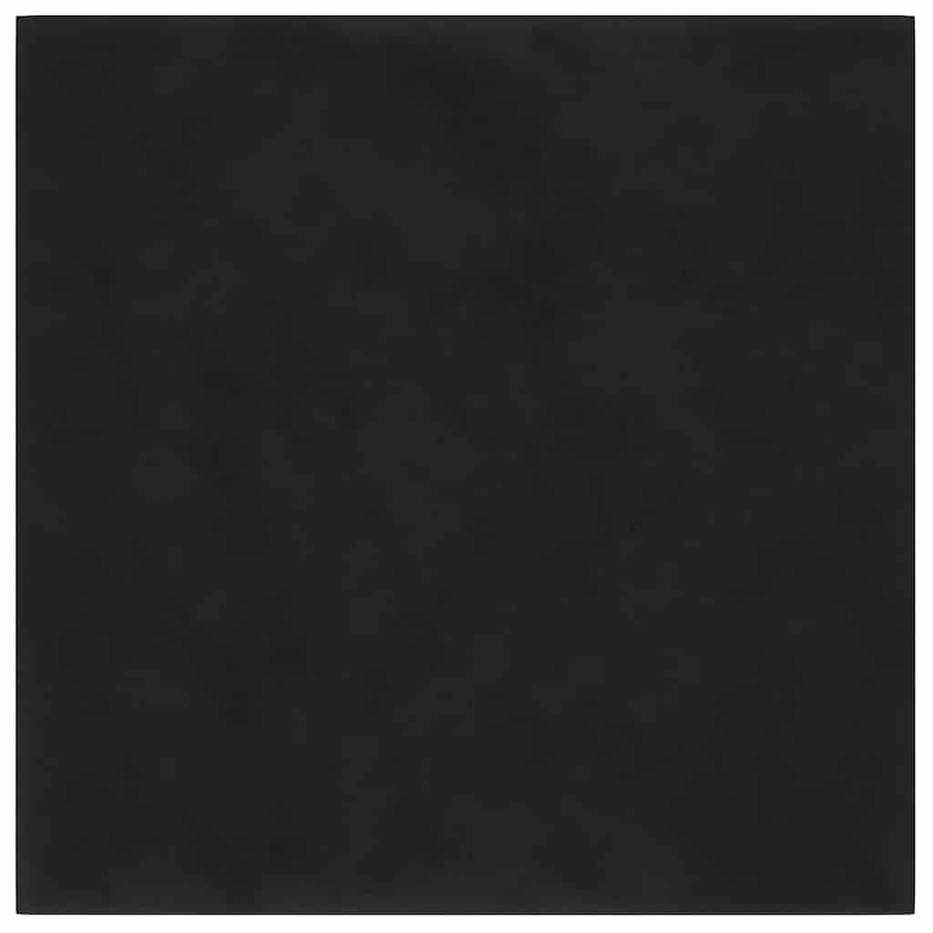 Vidaxl -Wandplatten 12 ST 1,08 m² 30 x 30 cm Samt Schwarz