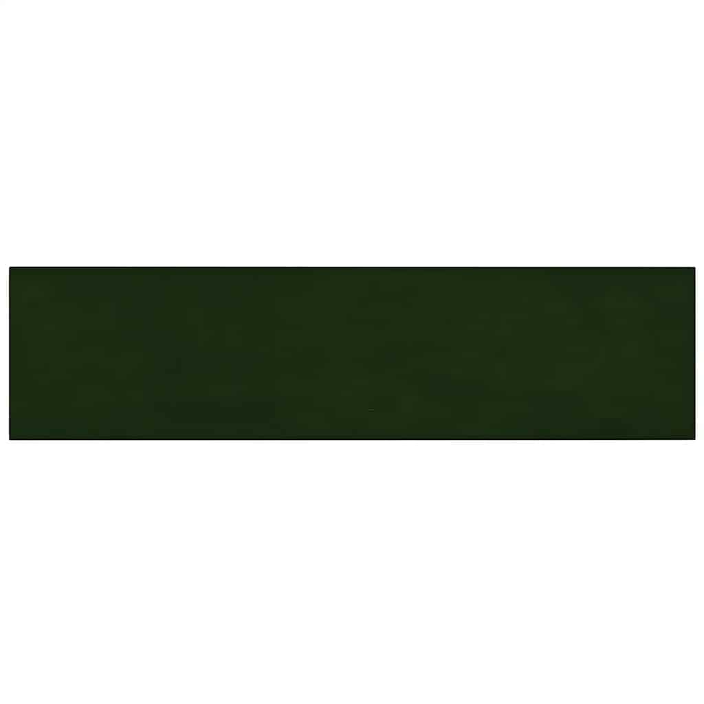 Vidaxl -Wandpaneele 12 ST 1,08 m² 60x15 cm Samt dunkelgrün