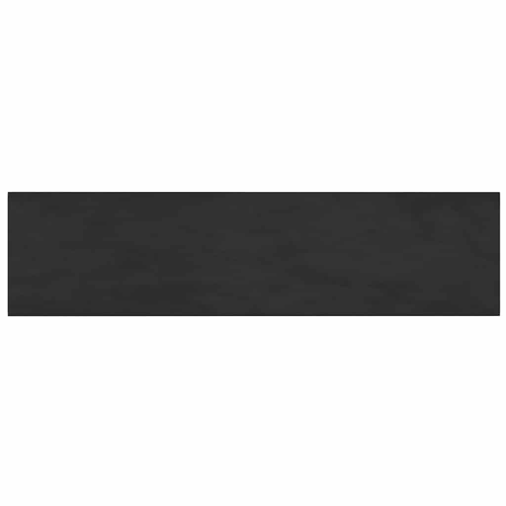 Vidaxl -Wandplatten 12 ST 1,08 m² 60x15 cm Samt Schwarz