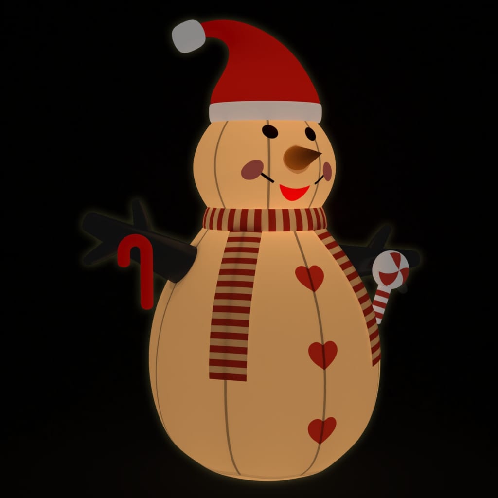Vidaxl Inflatable Snowman with LED Lights 250 cm