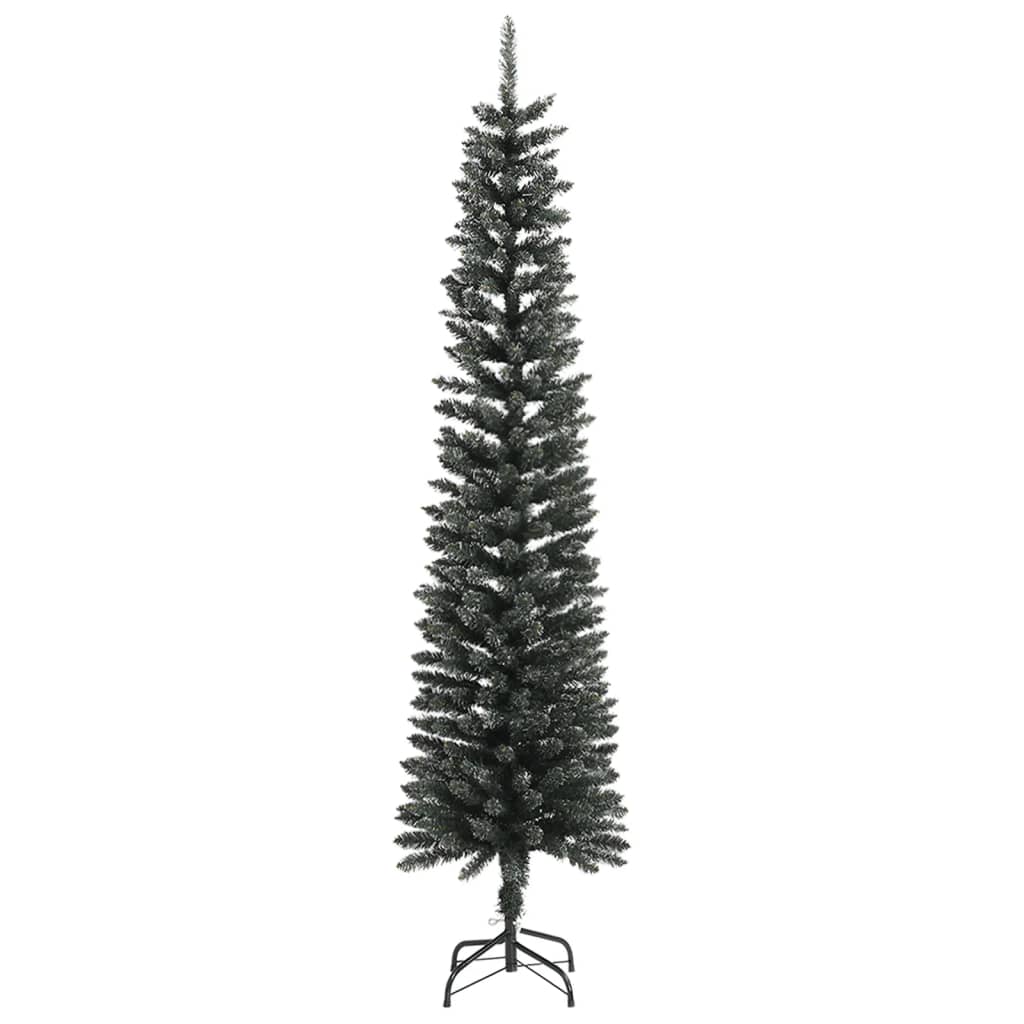 Vidaxx sapin de Noël artificiel avec standard étroit 240 cm PVC vert