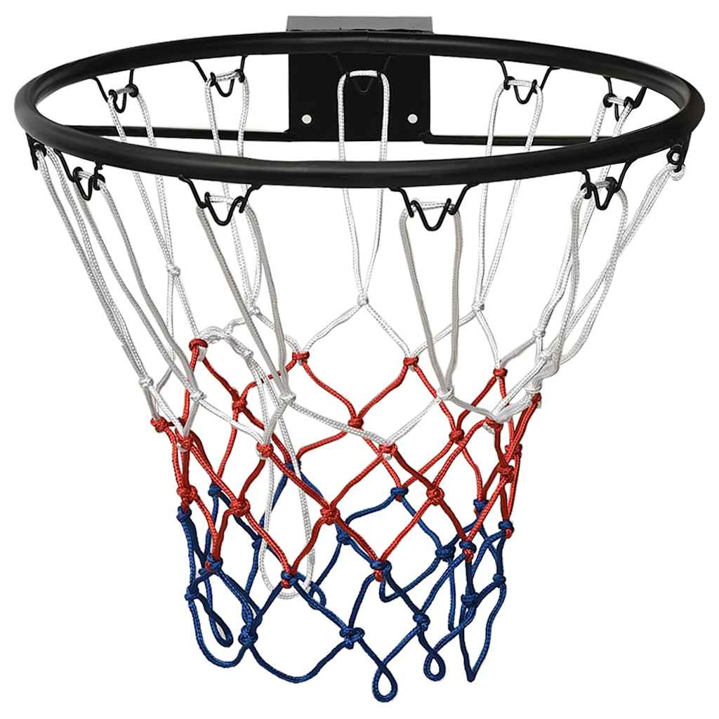 Vidaxl -Basketballring 45 cm Stahlschwarz