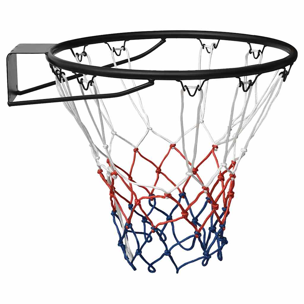 Vidaxl -Basketballring 45 cm Stahlschwarz