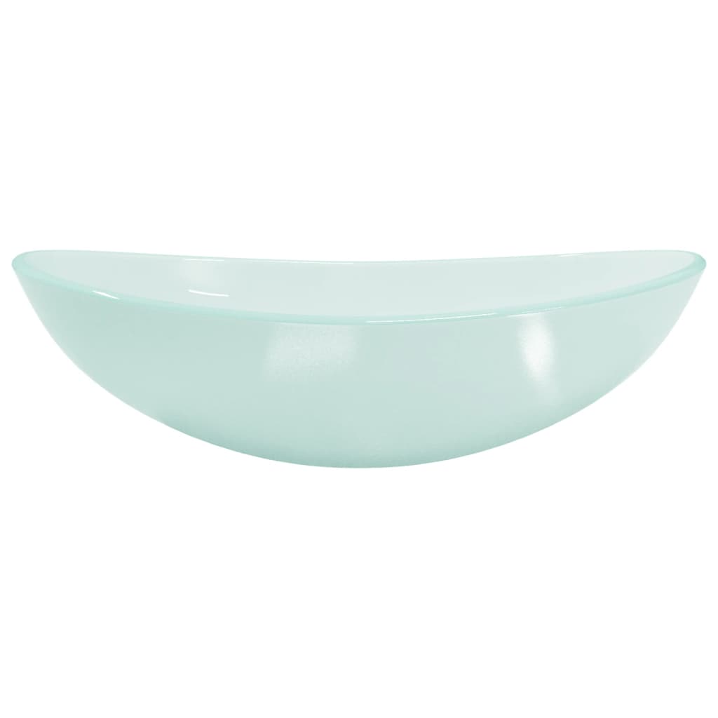 Vidaxl washbasin 54.5x35x15.5 cm tempered glass matt