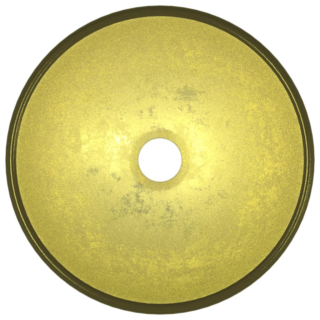 Vidaxx sink 30x12 cm tempered glass gold-colored