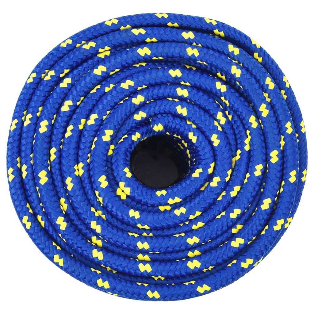 Vidaxl -Bootseil 14 mm 25 m Polypropenblau