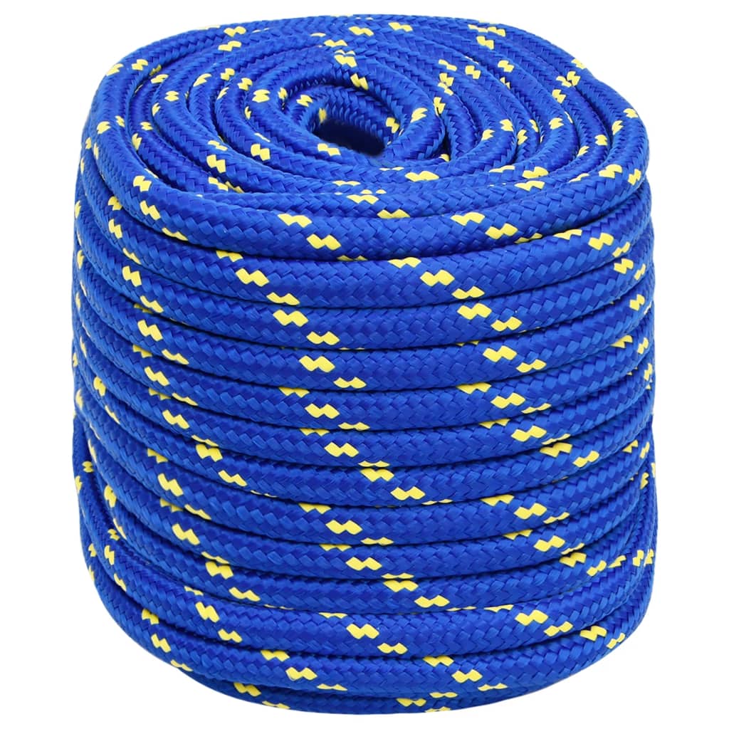 Vidaxl -Bootseil 18 mm 25 m Polypropenblau