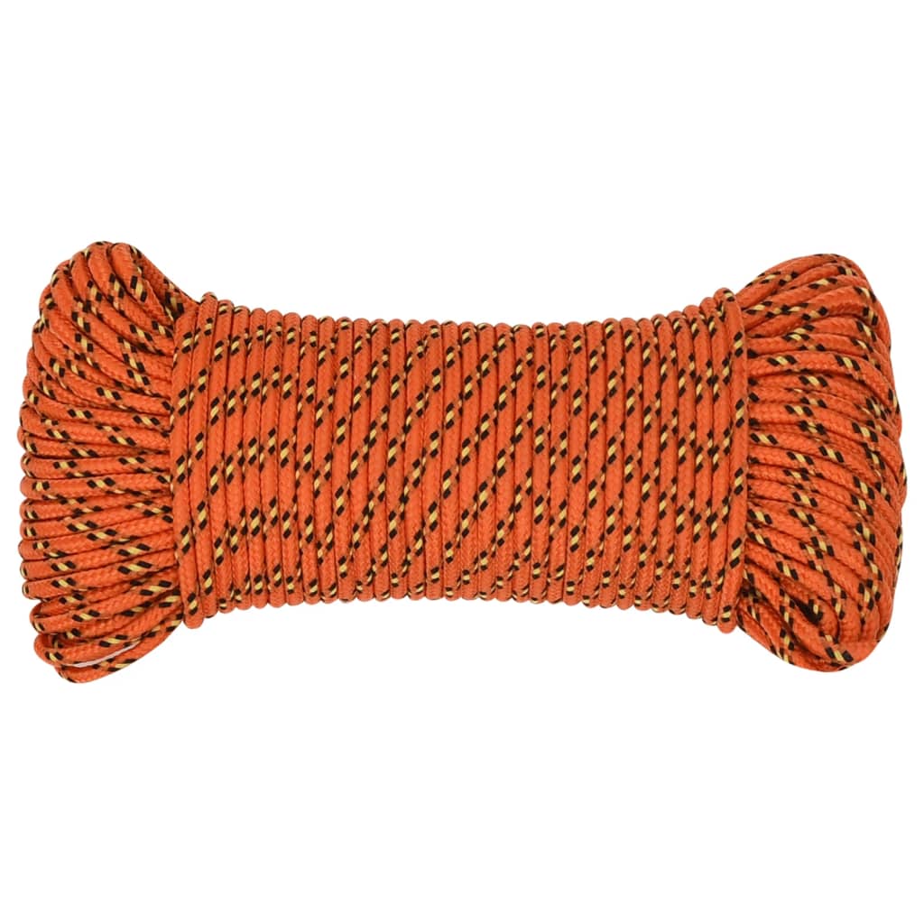 Vidaxxl Bootsseil 4 mm 250 m Polypropylen Orange