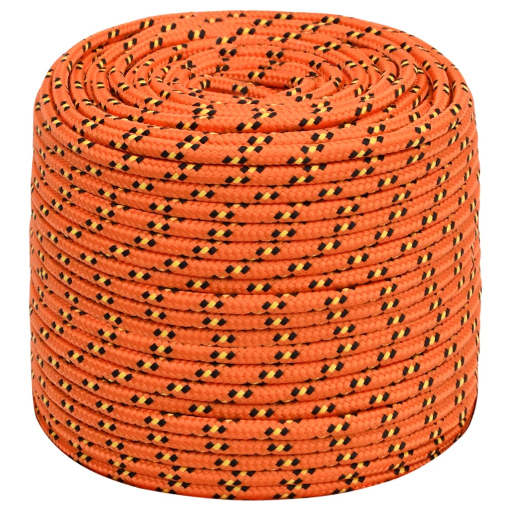 Vidaxl Bootsseil 8 mm 100 m Polypropylen orange