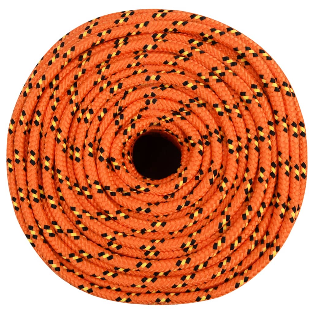 Vidaxl Bootsseil 8 mm 100 m Polypropylen orange