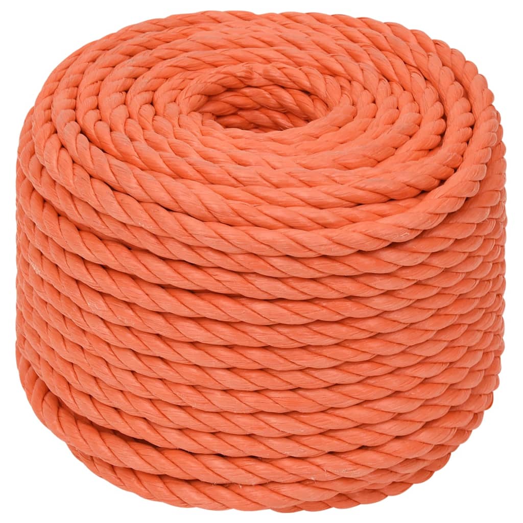 Vidaxx Arbeitsseil 12 mm 50 m Polypropylen Orange