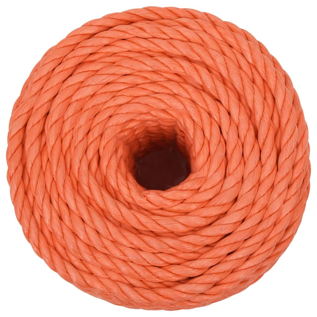 Vidaxx Arbeitsseil 16 mm 50 m Polypropylen Orange