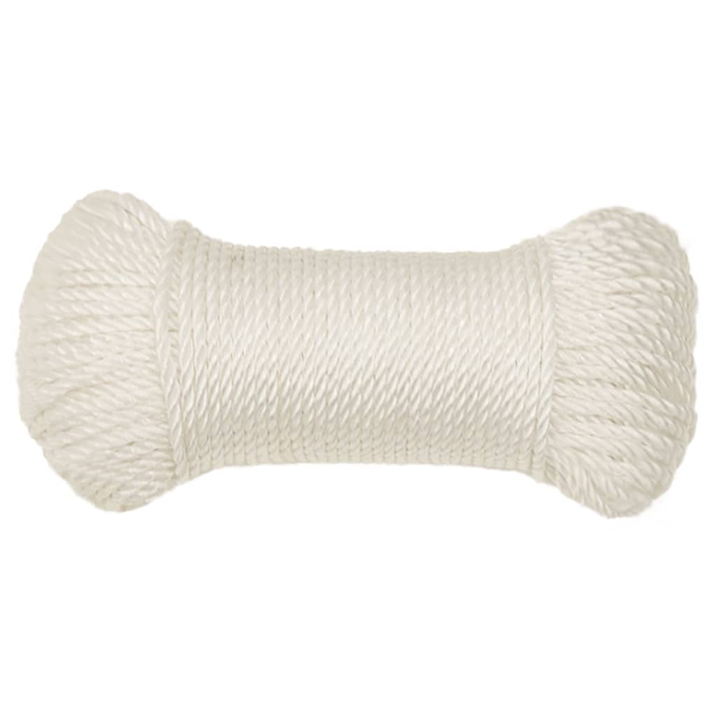 Vidaxl Werkouw 6 mm 25 m Polypropen weiß