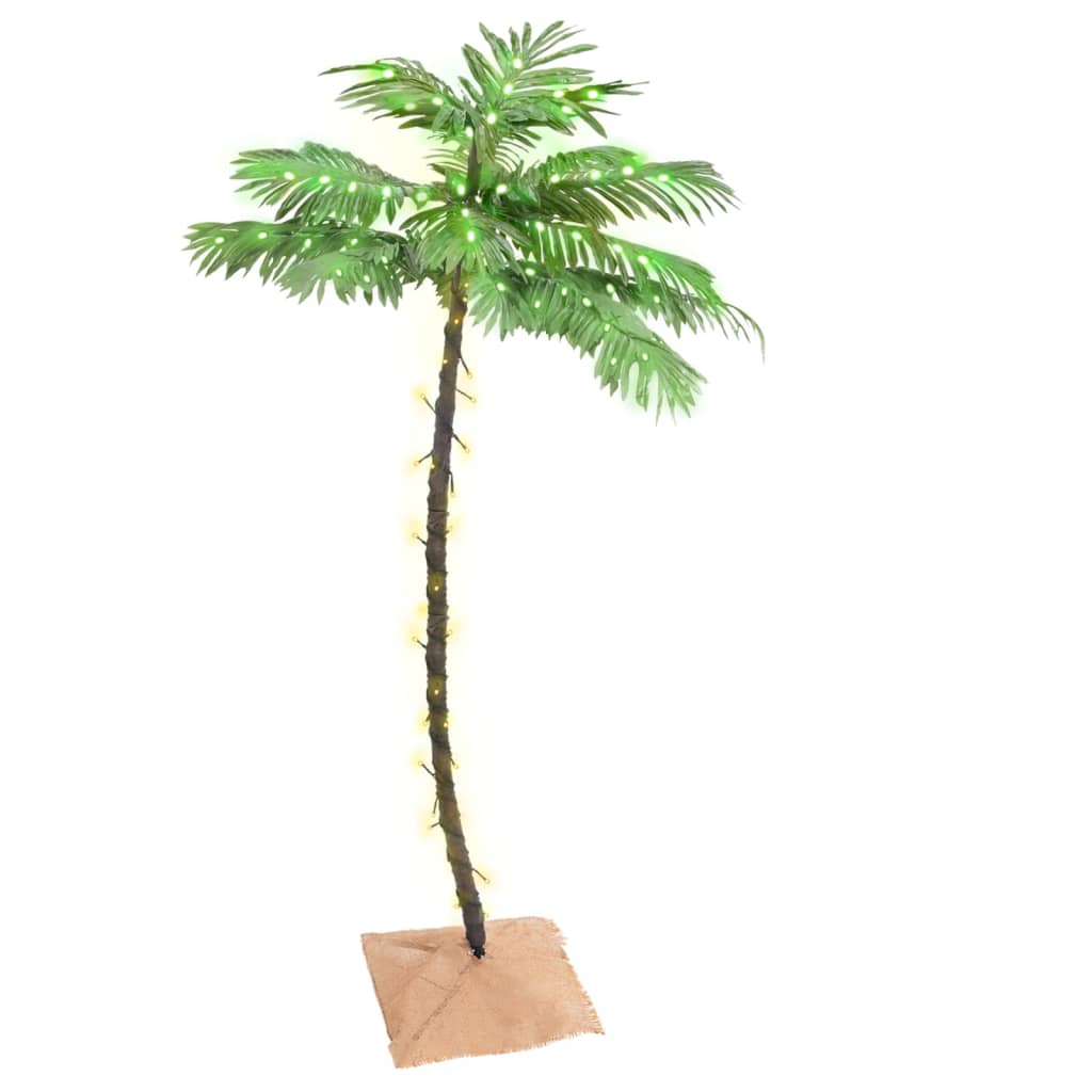Vidaxl Palm Tree LED 88 LED White White 150 cm
