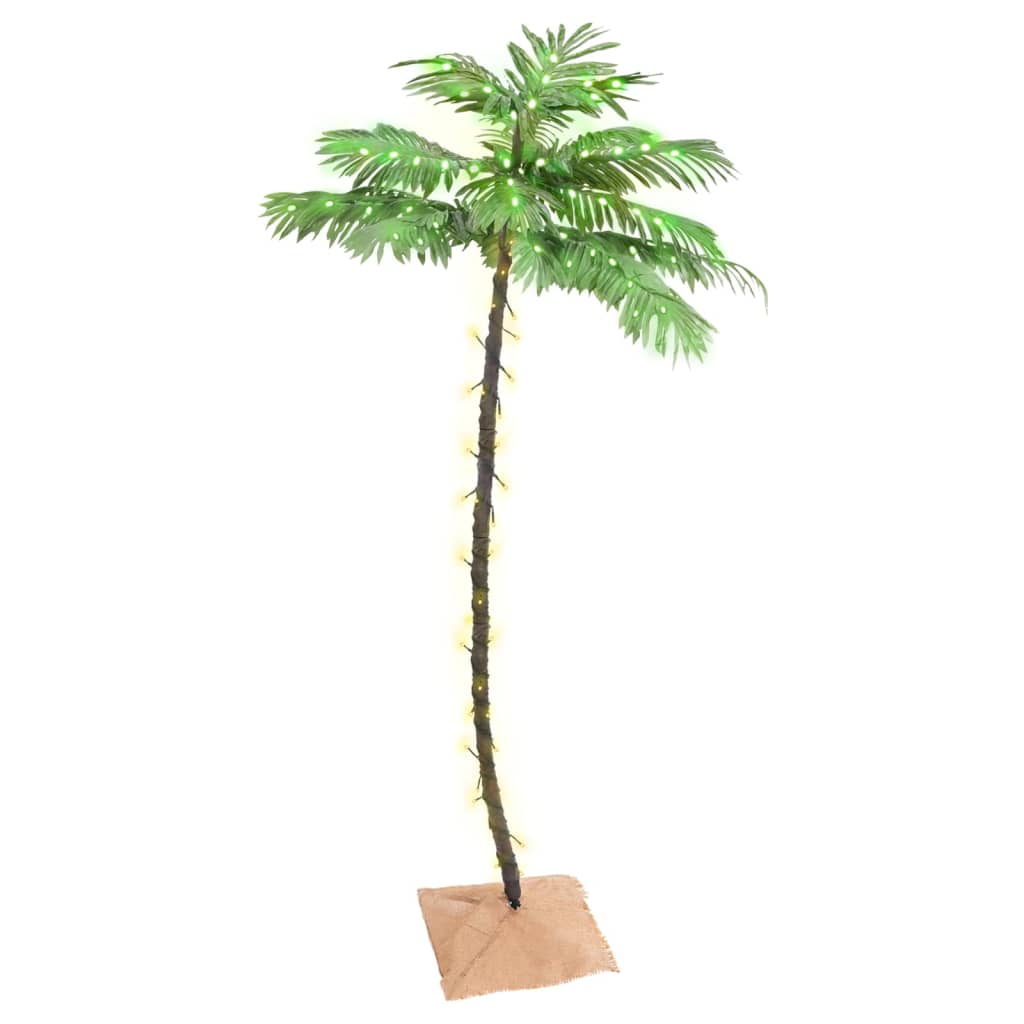 VidaXL palm tree LED 96 LEDs warm white 180 cm