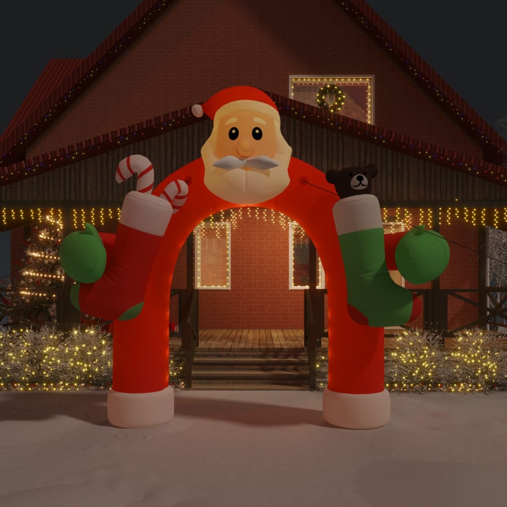 VidaXL Inflatable Christmas Arch with LEDs 320 cm