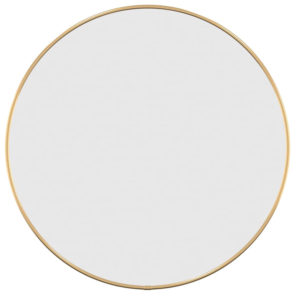 Vidaxl wall mirror round ø50 cm gold-colored