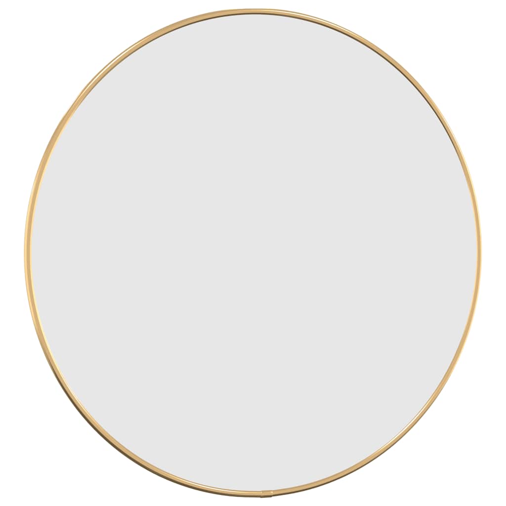 Vidaxl wall mirror round ø50 cm gold-colored