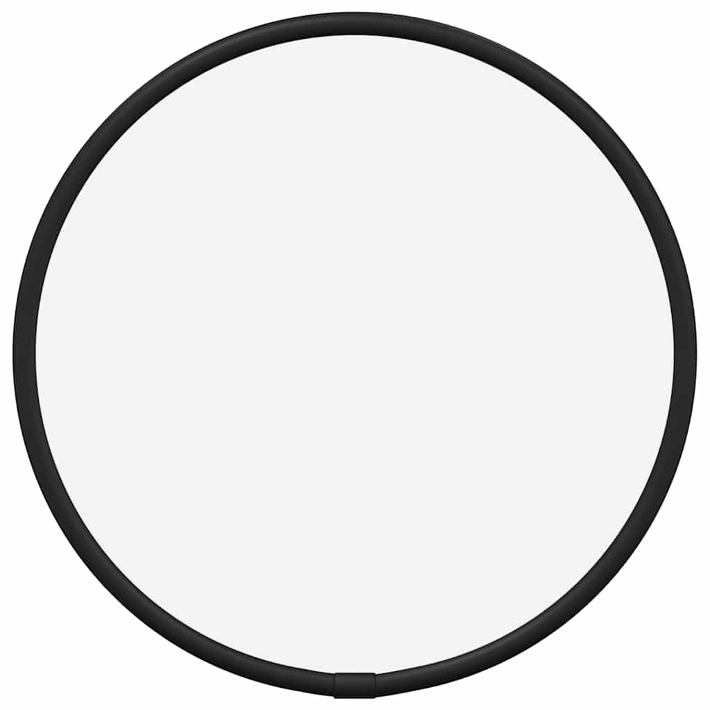 Vidaxl wall mirror round ø20 cm black