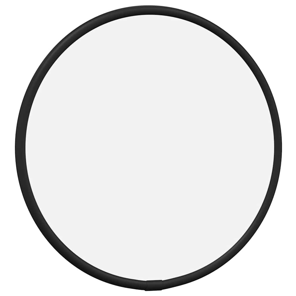 Vidaxl wall mirror round ø20 cm black