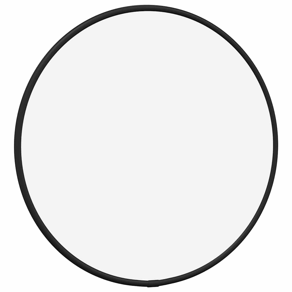 Vidaxl wall mirror round ø30 cm black