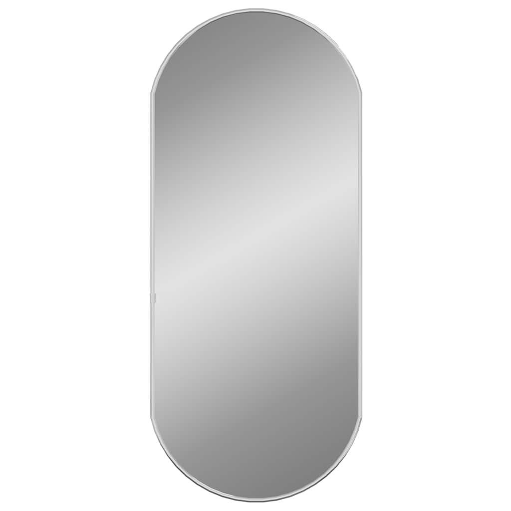 Vidaxl wall mirror 70x30 cm oval silver-colored
