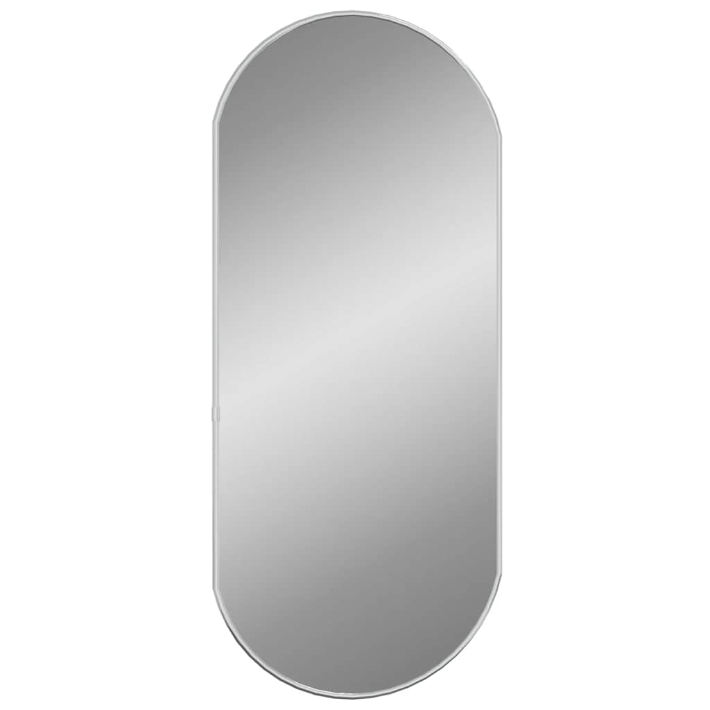 Vidaxl wall mirror 70x30 cm oval silver-colored