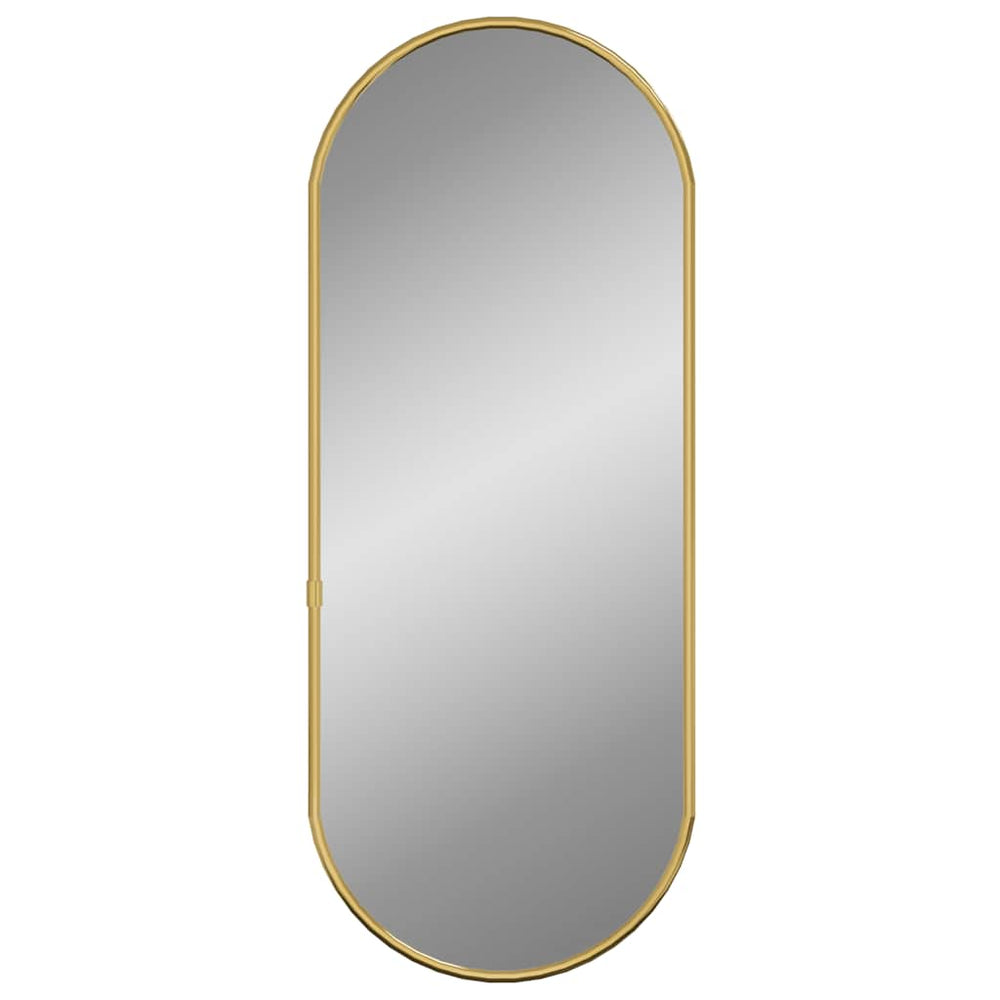 Vidaxl wall mirror 60x25 cm oval gold-colored