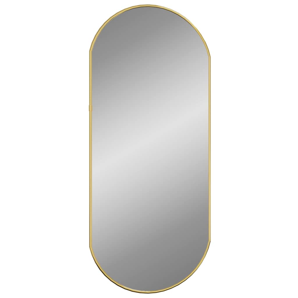 Vidaxx wall mirror 70x30 cm oval gold-colored